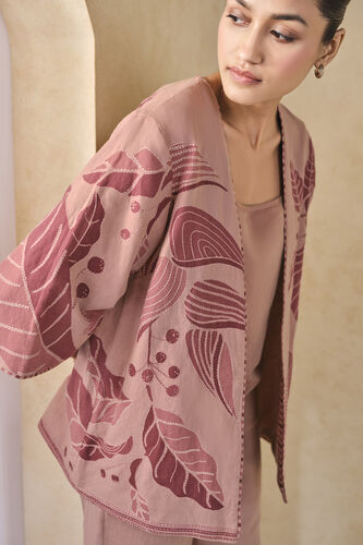 Fig Handcrafted Kantha Overlayer Set - Pink, Pink, image 12